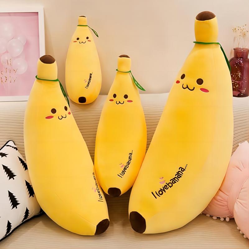 Bananenplüschkissen